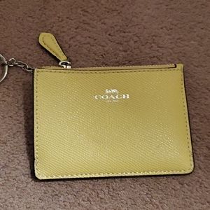 Coach ID key holder and pouch perfect fall color
